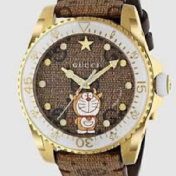 Gucci Dive Doraemon 50th Anniversary Limited Edition Watch, Swiss Made, YA136334 - Picture 1 of 11